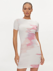 Calvin Klein dámské žebrované šaty - XS (0LA)