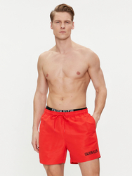 Calvin Klein pánské červené plavky - S (XM9)