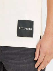 Tommy Hilfiger pánské krémové tričko - M (AC0)