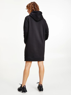 Tommy Hilfiger dámské černé mikinové šaty - S (BDS)