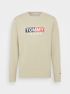 Tommy Jeans pánská béžová mikina - L (ACM)