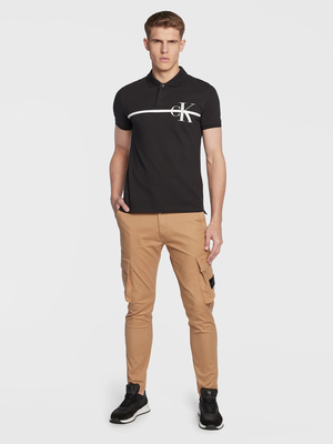 Calvin Klein pánské polo tričko - L (BEH)