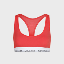 Calvin Klein dámská zářivě červená braletka - XS (LFX)