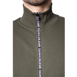 Calvin Klein pánská zelená mikina na zip - XL (LFH)