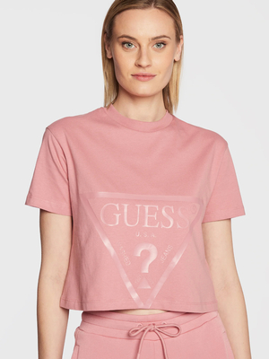 Guess dámské růžové tričko - XS (BLPN)
