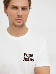 Pepe Jeans pánské krémové tričko - M (803)