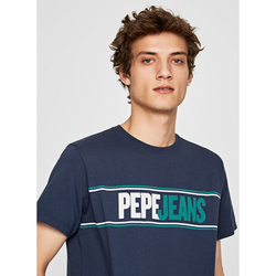 Pepe Jeans pánské tmavě modré tričko Kelian - S (584)
