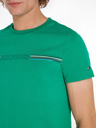 Tommy Hilfiger pánské zelené tričko  - M (L4B)