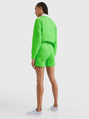 Tommy Hilfiger dámské zelené šortky - L (LWY)
