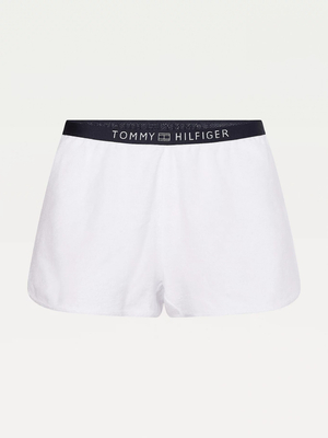 Tommy Hilfiger dámské bílé šortky - S (YBR)