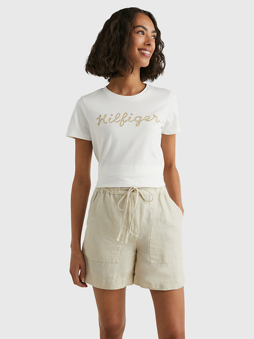 Tommy Hilfiger dámské bílé tričko 