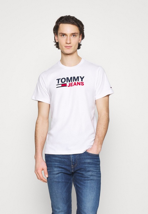 Tommy Jeans pánské bílé triko
