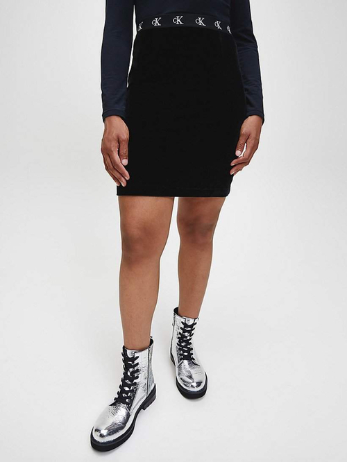 Calvin Klein dámská černá semišová sukně
