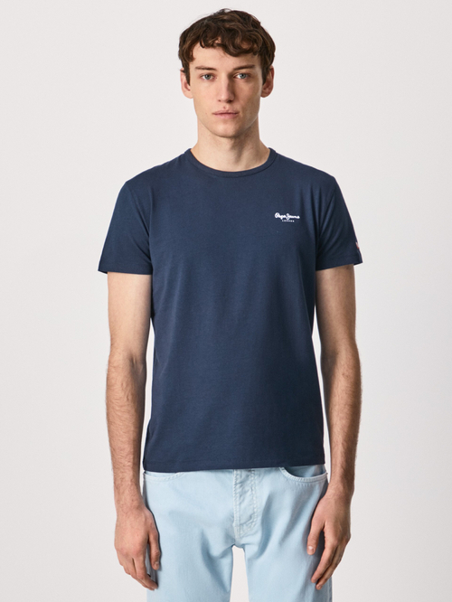 Pepe Jeans pánské tmavě modré tričko Basic