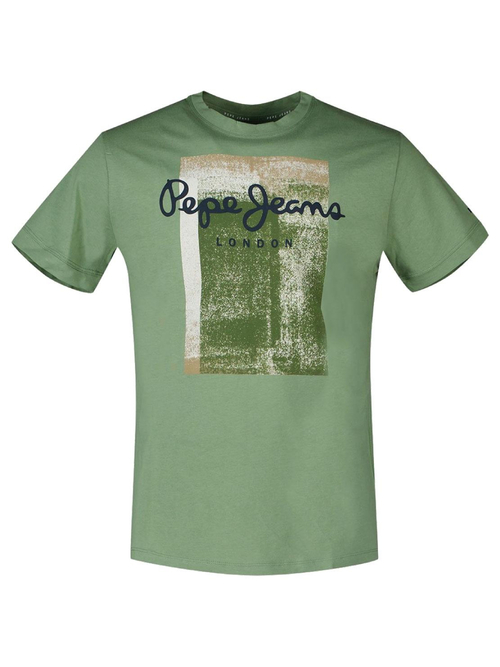 Pepe Jeans pánské zelené tričko Sawyer