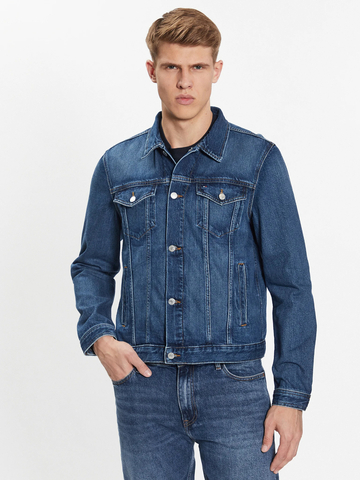 Tommy Hilfiger pánská modrá džínová bunda