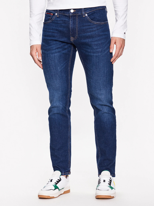Tommy Jeans pánské modré džíny Scanton