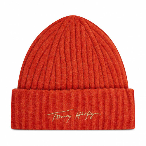 Tommy Hilfiger dámská oranžová čepice